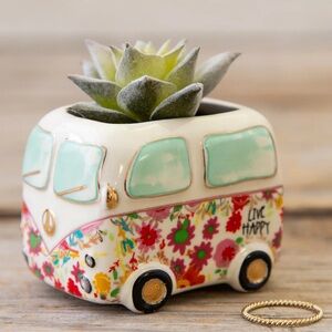 Tiny Faux Succulents - Van